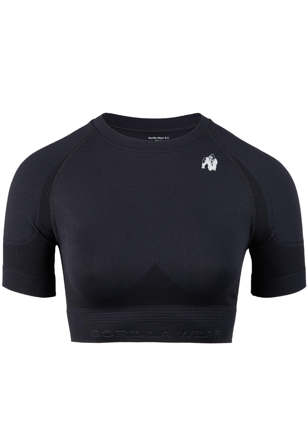 Gorilla Wear Whitney Seamless Crop Top - Black