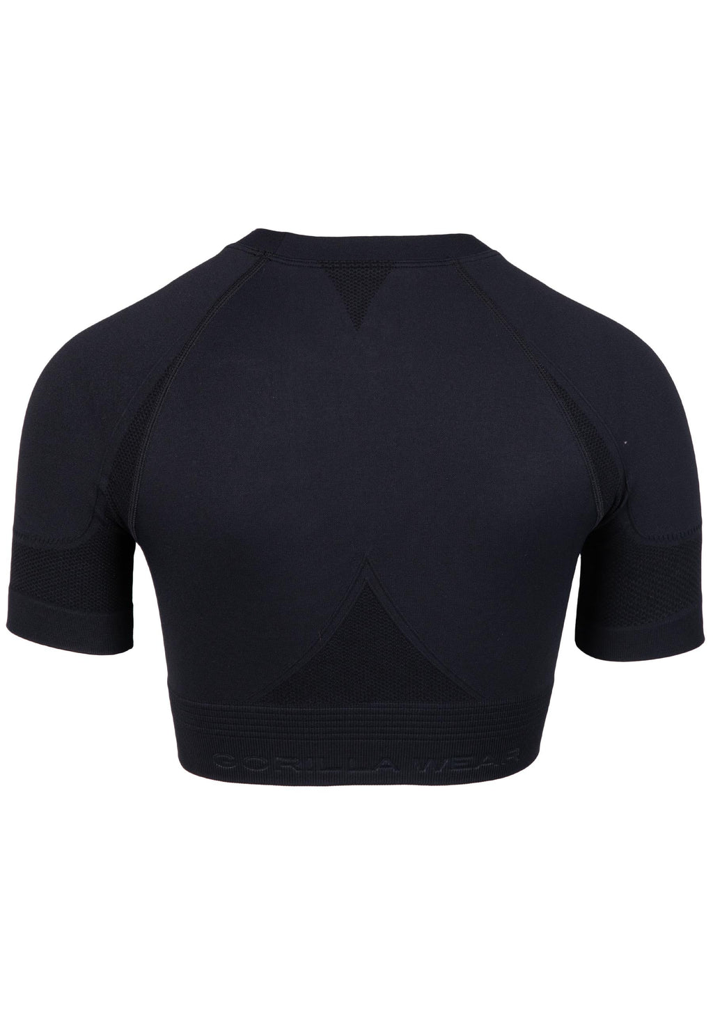 Gorilla Wear Whitney Seamless Crop Top - Black