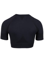 Gorilla Wear Whitney Seamless Crop Top - Black