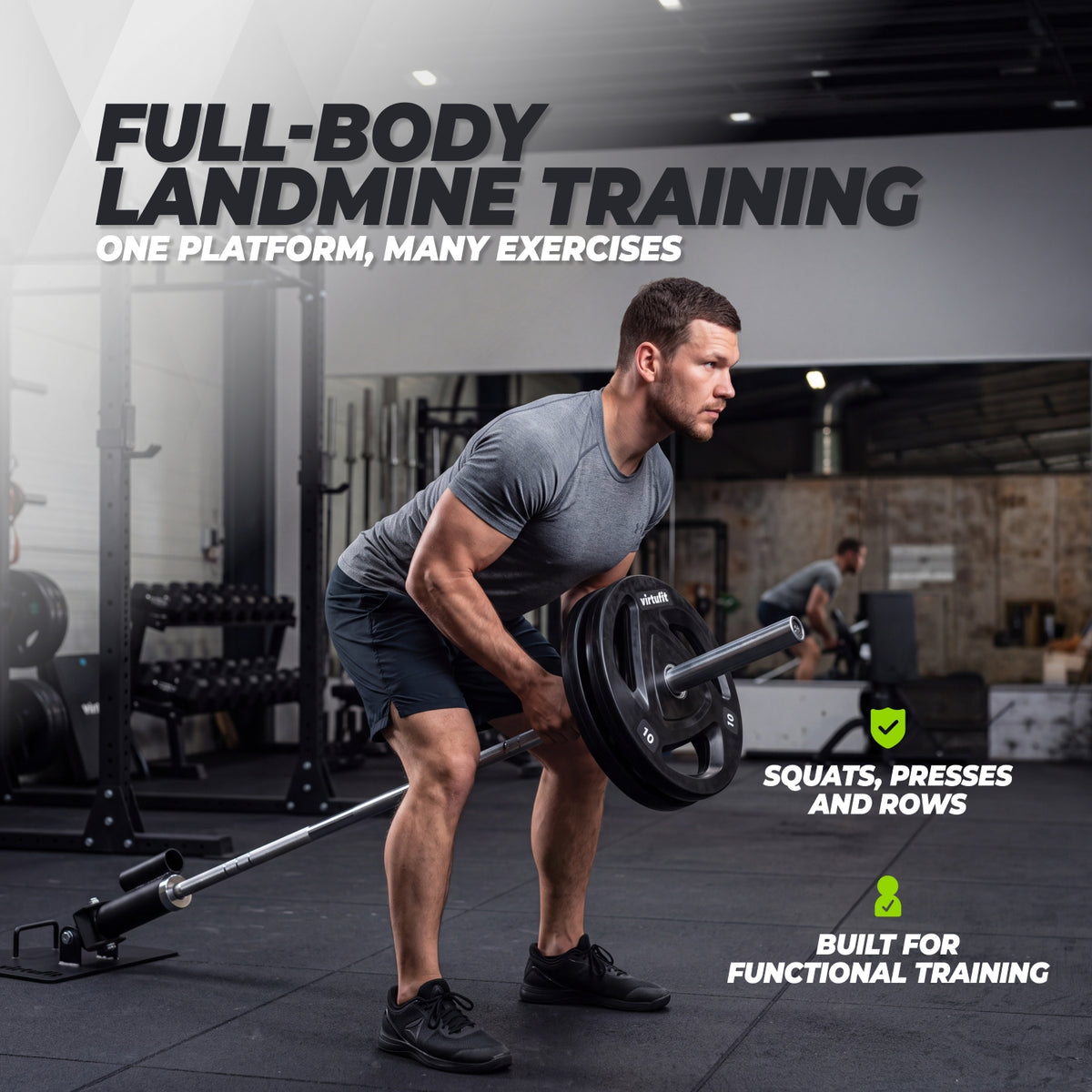 VirtuFit Landmine Platform