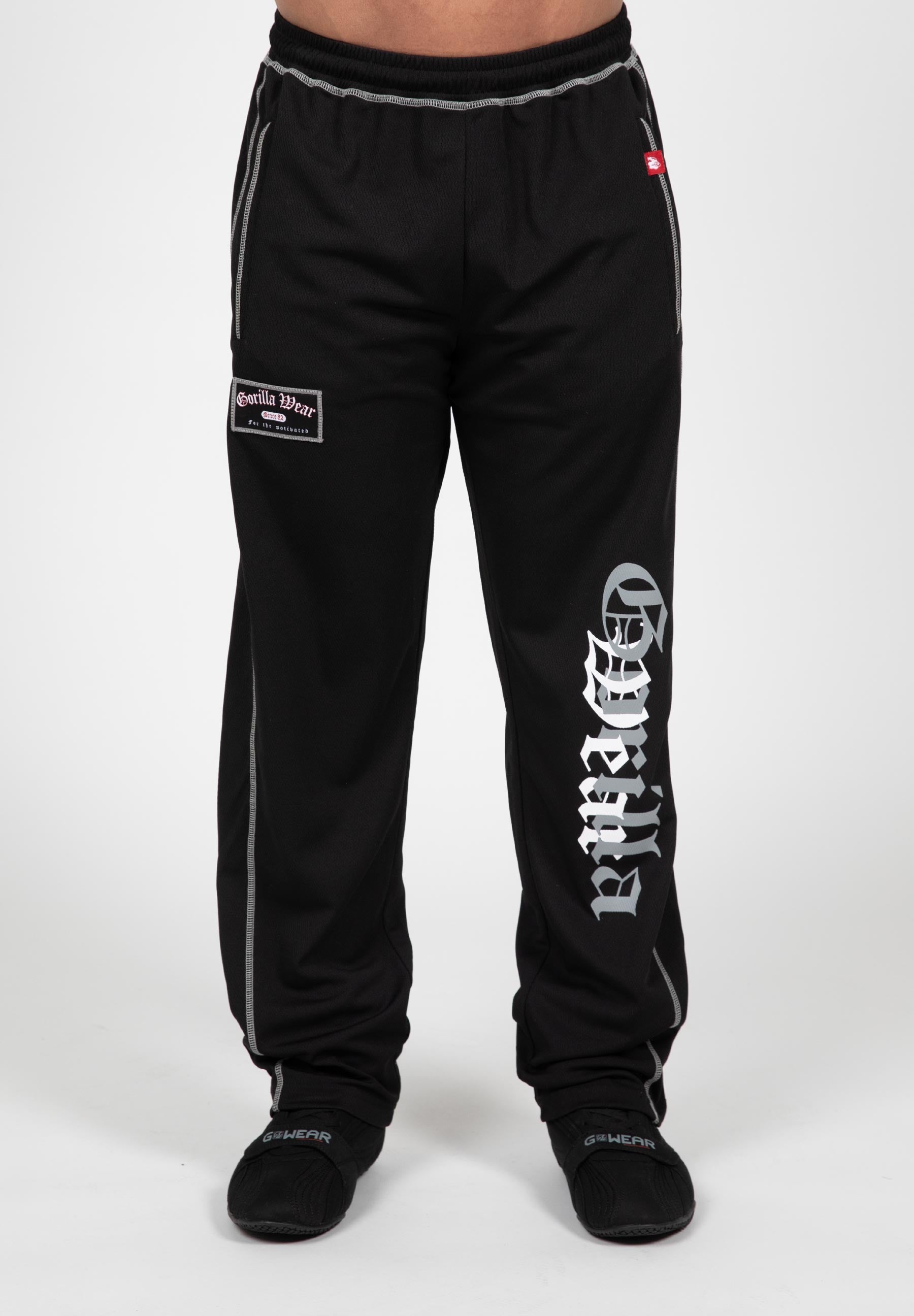 Gorilla Wear Marlow Mesh Pants - Black/Grey