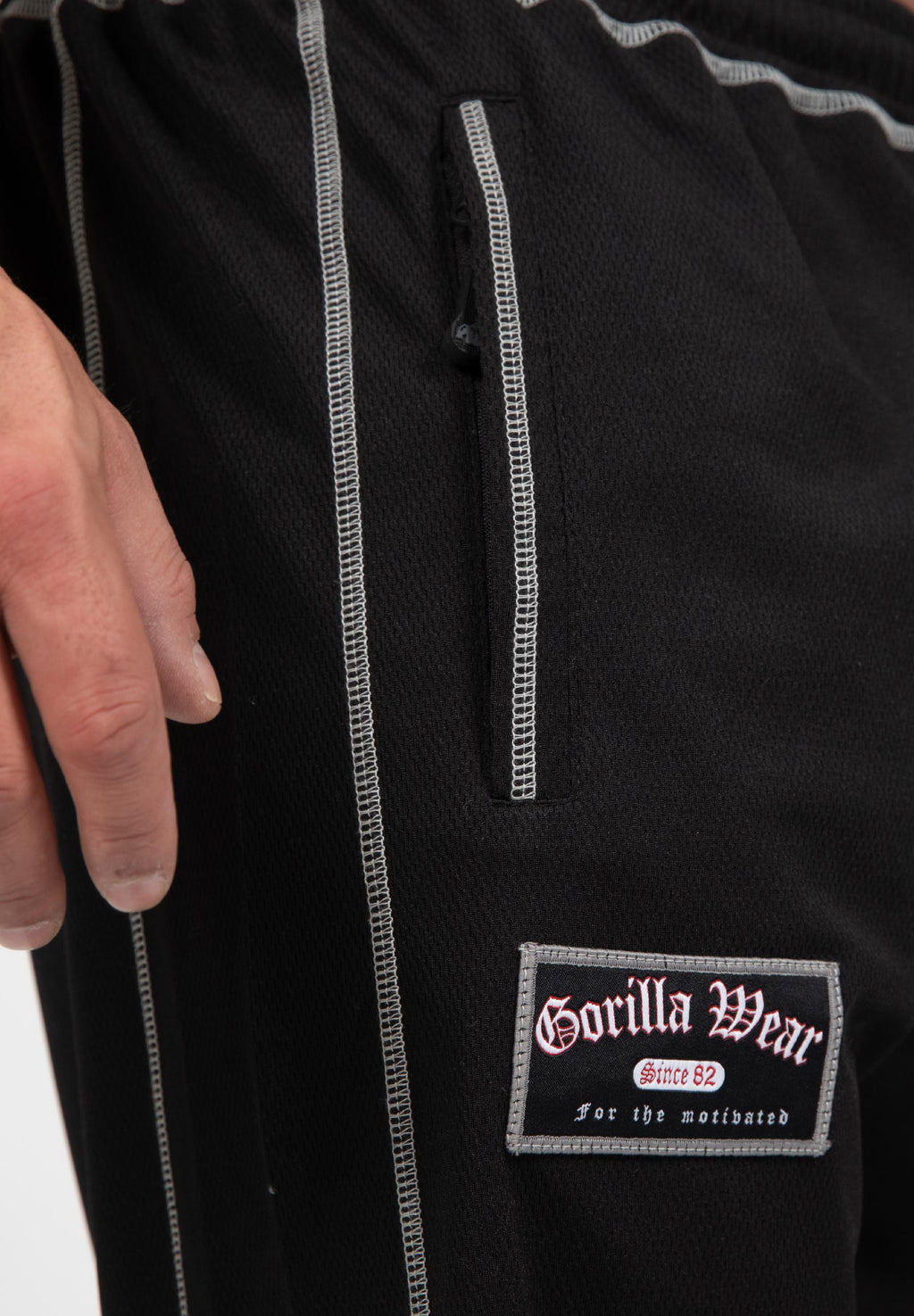 Gorilla Wear Marlow Mesh Pants - Black/Grey
