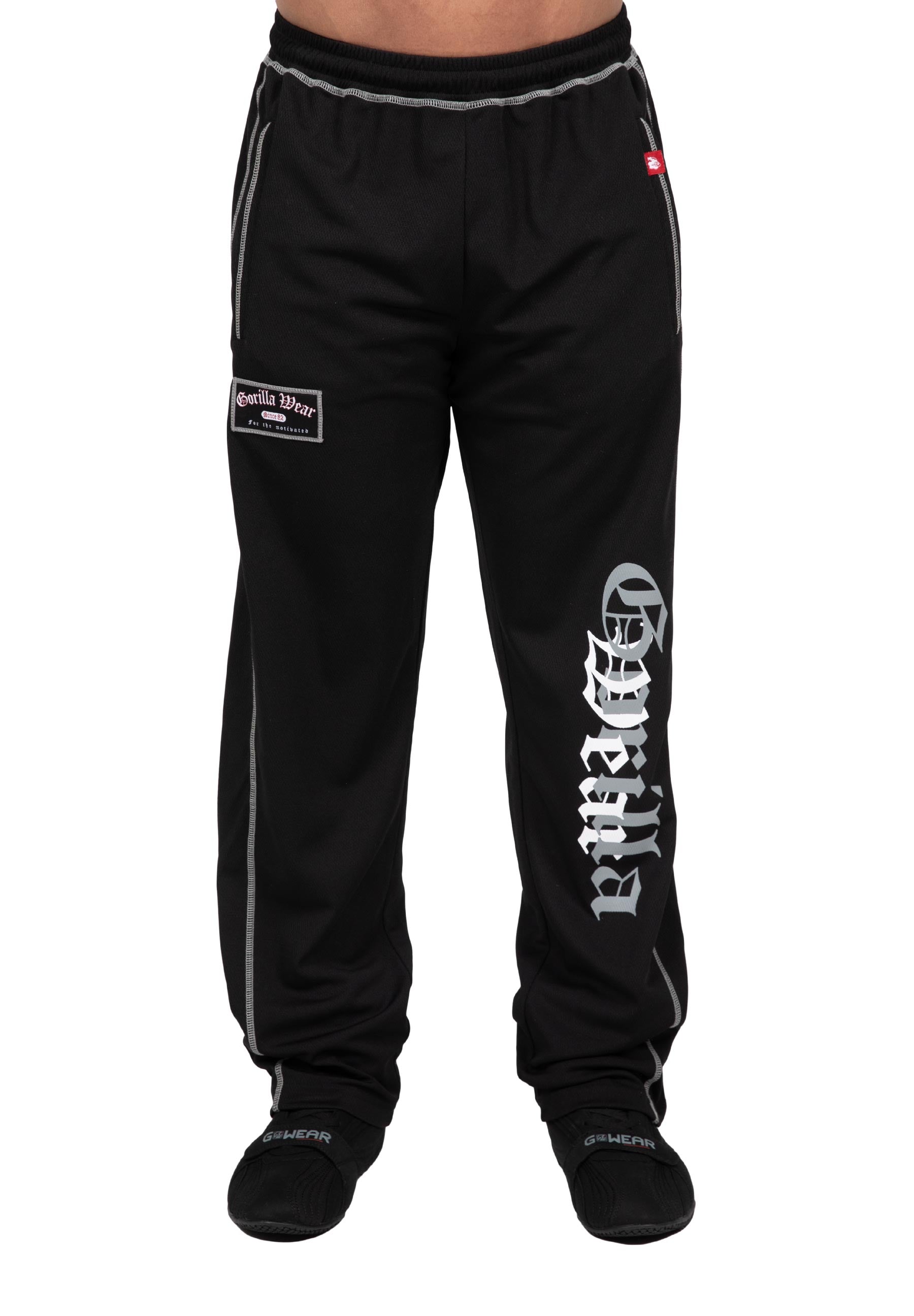 Gorilla Wear Marlow Mesh Pants - Black/Grey