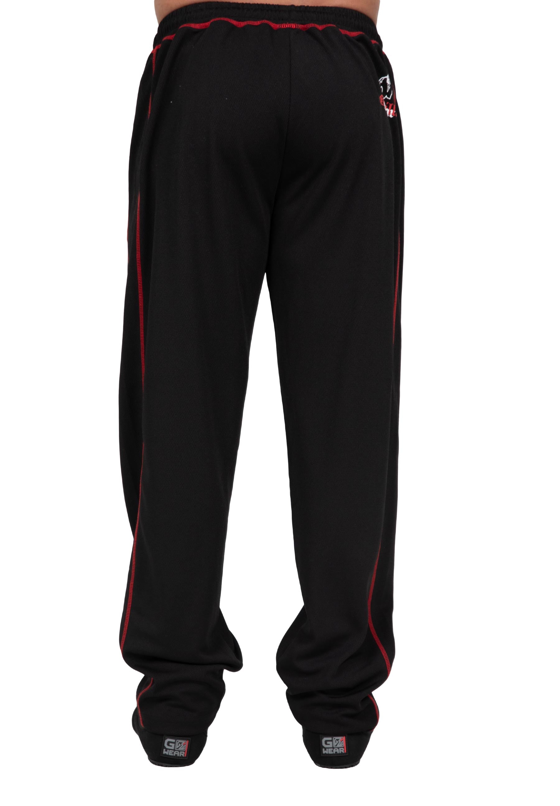 Gorilla Wear Marlow Mesh Pants - Black/Red