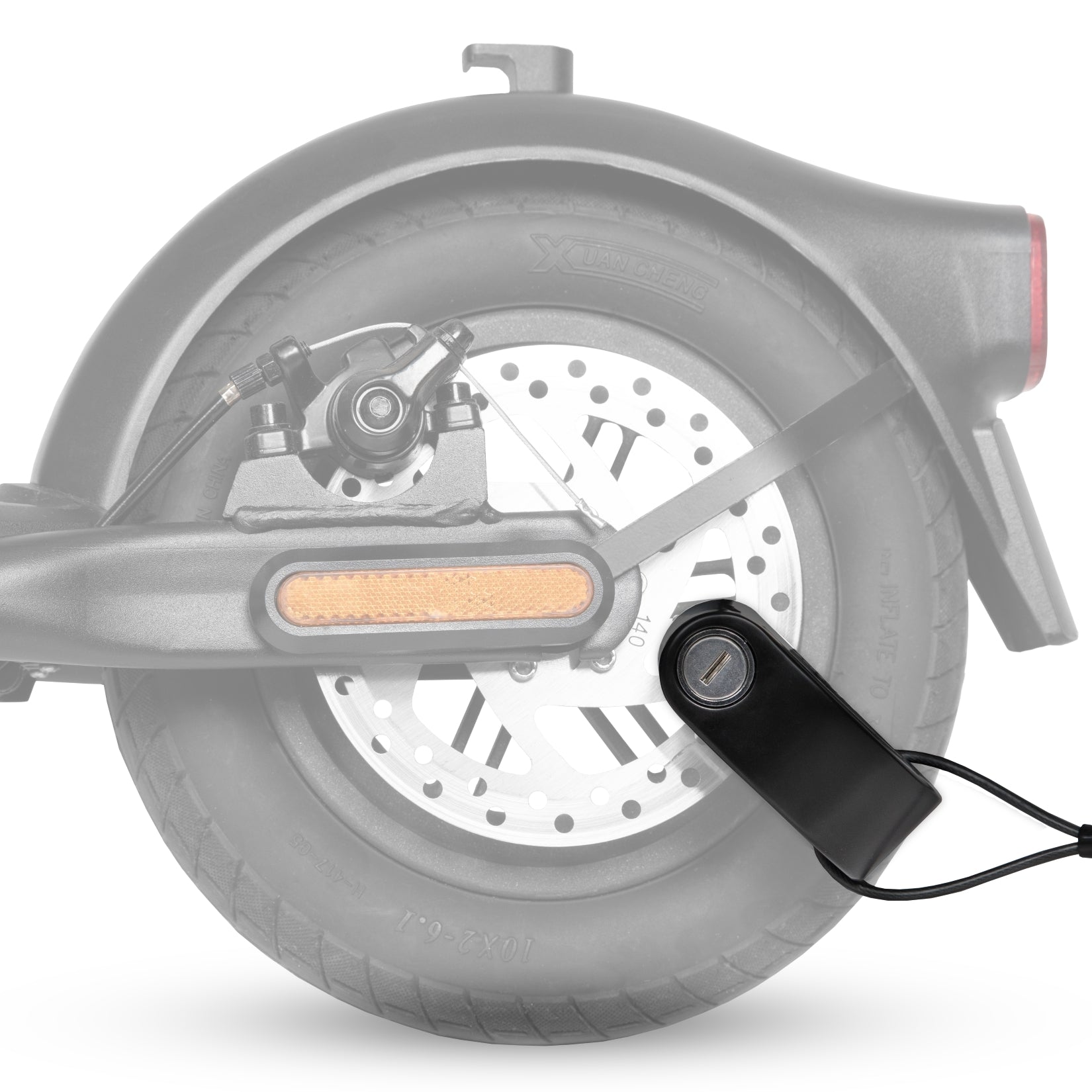VirtuFit Brake Disc Lock - Padlock for E-Step