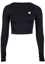 Gorilla Wear Hilton Seamless Cropped Long Sleeve - Black