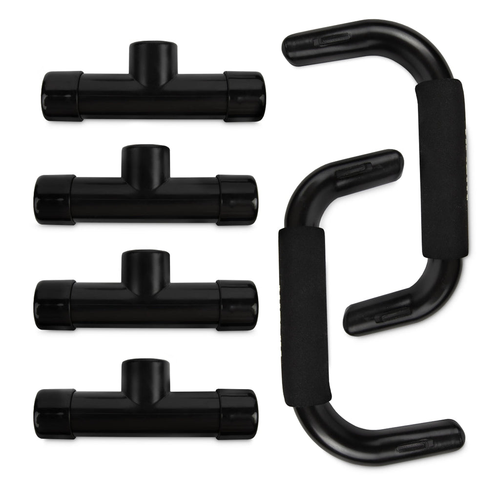 VirtuFit Push Up Bars - PVC - Black