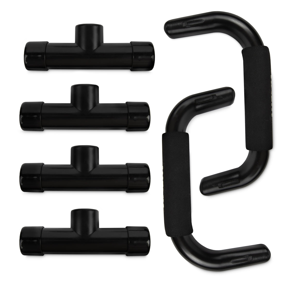 VirtuFit Push Up Bars - PVC - Black