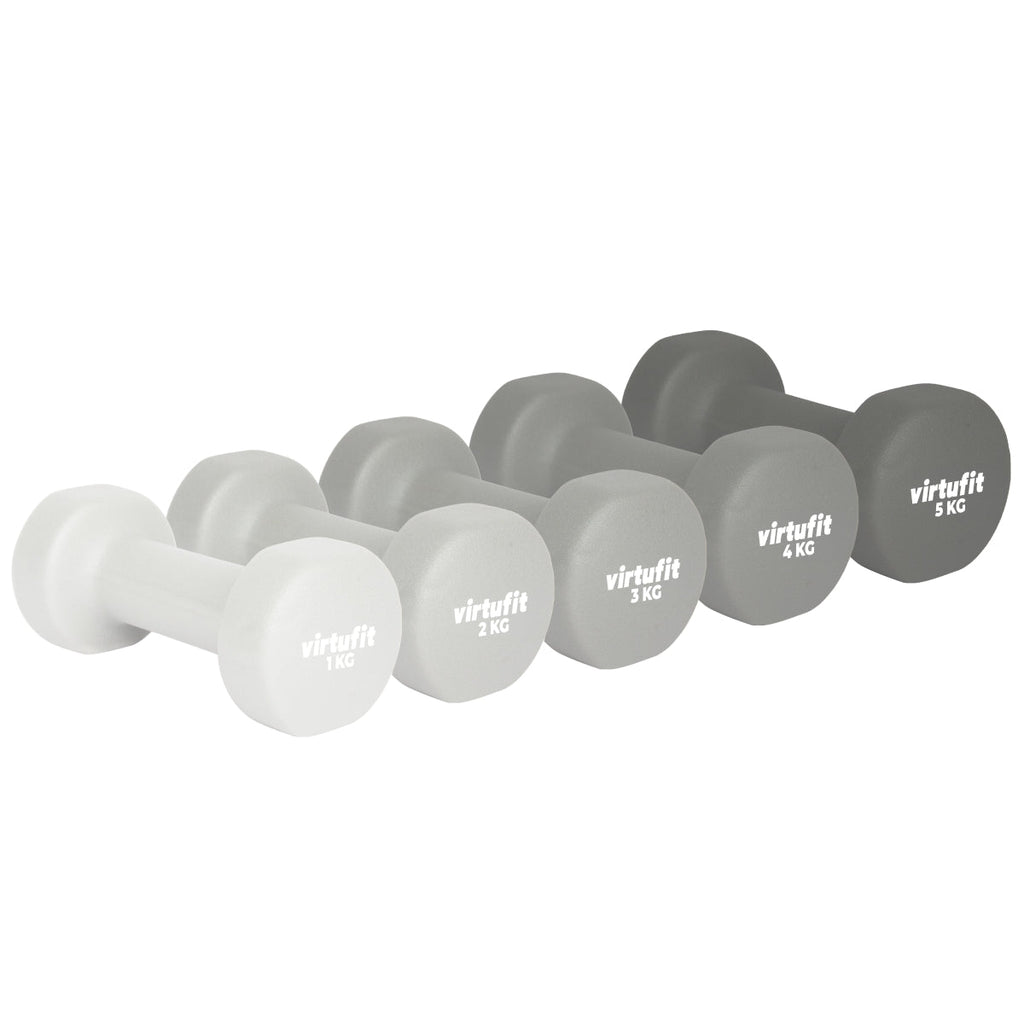 VirtuFit Vinyl Dumbbell Set Pro - 2 x 2 kg