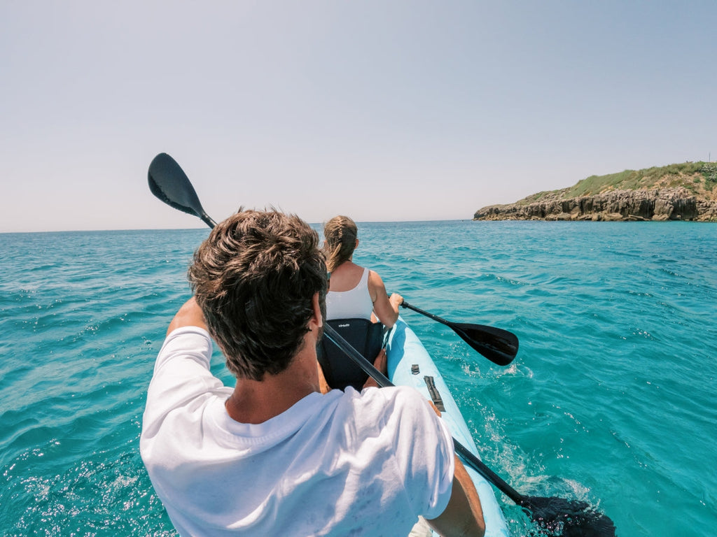 VirtuFit Kayak 335 - Turquoise - With Kayak seats and carrying bag