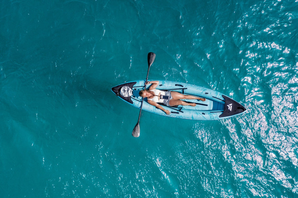 VirtuFit Kayak 335 - Turquoise - With Kayak seats and carrying bag