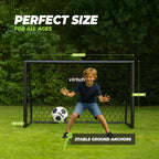 VirtuFit Voetbaldoel Premium - Heavy Duty Voetbal Goal - 180 x 120 x 60