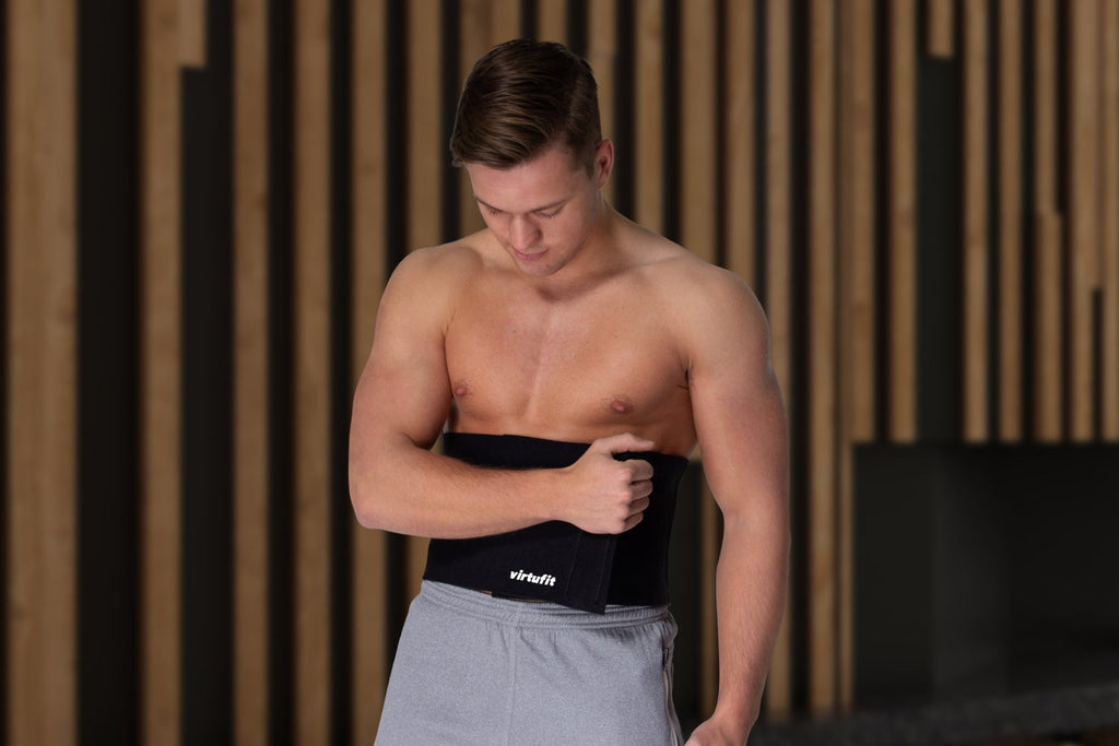 VirtuFit Slimming Waistband Neoprene 20 cm - Black