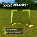 VirtuFit Pop-Up Voetbaldoelen Set - Voetbalgoals - 120 x 90 cm