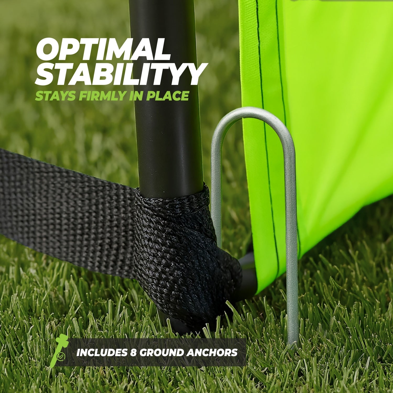 VirtuFit Pop-Up Voetbaldoelen Set - Voetbalgoals - 120 x 90 cm