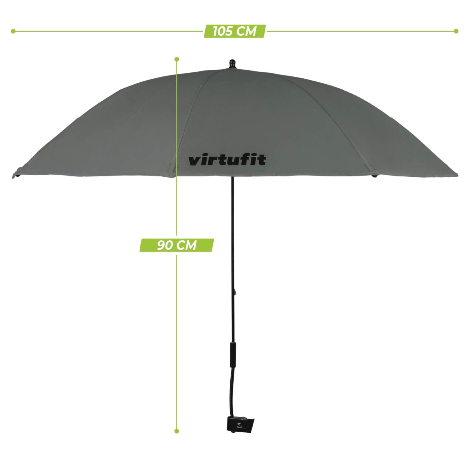 VirtuFit Universal Chair Umbrella - Grey