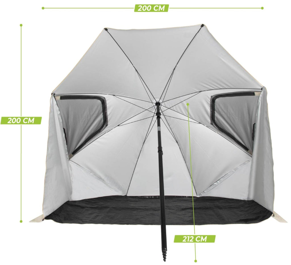 VirtuFit Beach Parasol Premium With Windshield