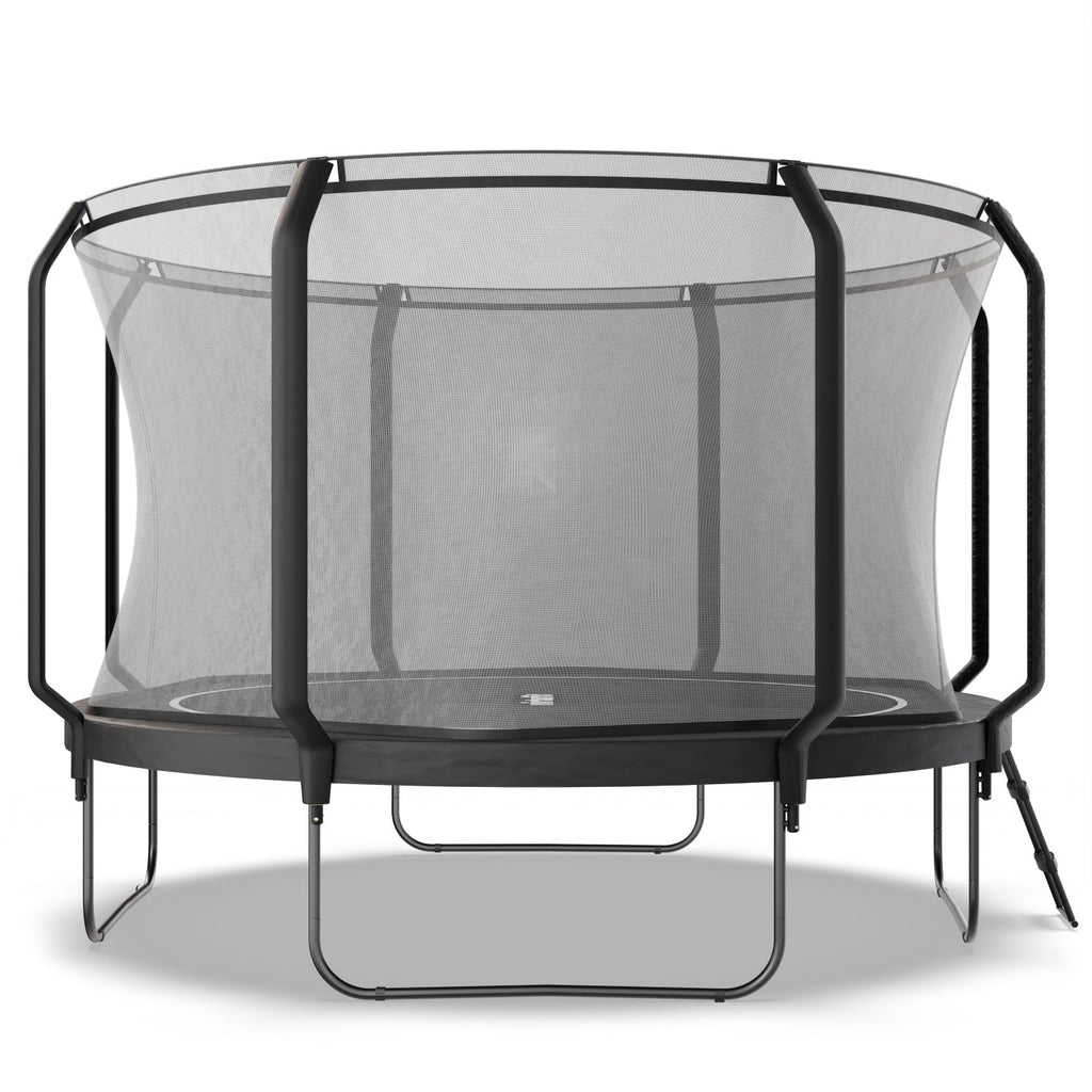 VirtuFit Premium Trampoline with Safety Net - Black - 366 cm
