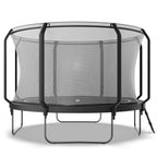 VirtuFit Premium Trampoline with Safety Net - Black - 366 cm