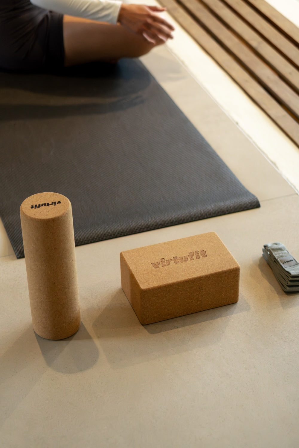 VirtuFit Premium Cork Yoga Block