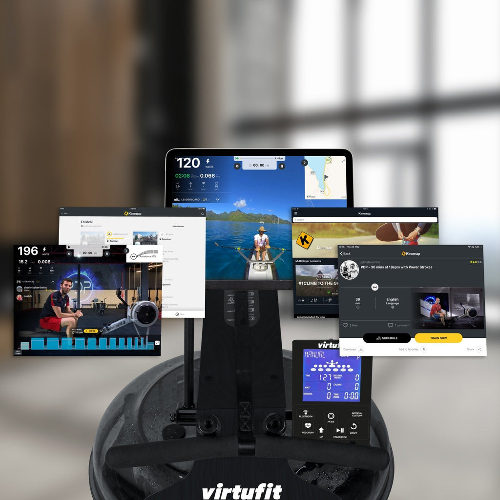 VirtuFit Elite Water Resistance Roeitrainer - Black Edition