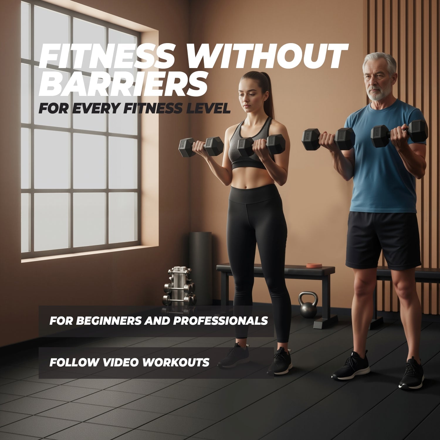 VirtuFit Hexa Dumbbell Pro - 4 kg
