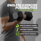 VirtuFit Hexa Dumbbell Pro - 35 kg - Per Stuk