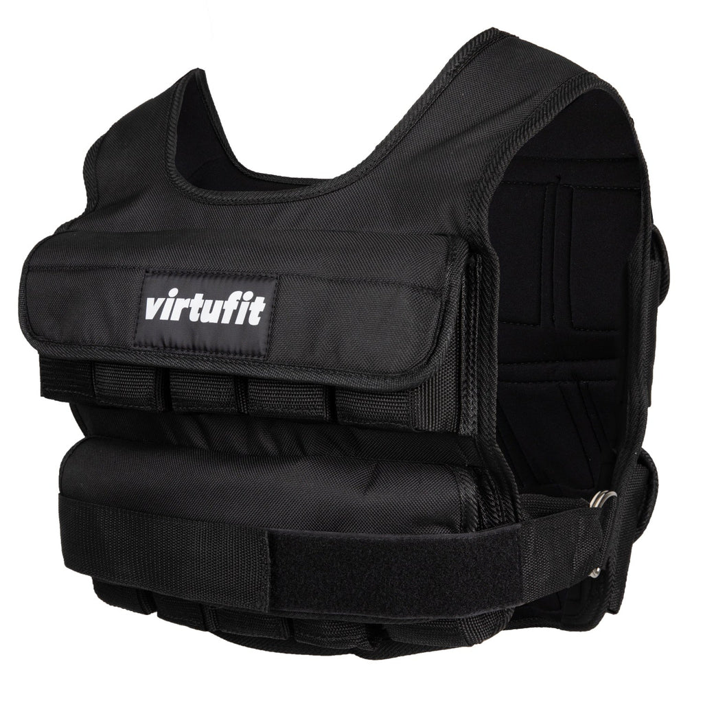 VirtuFit Adjustable Weight Vest Pro - 10 kg - Black
