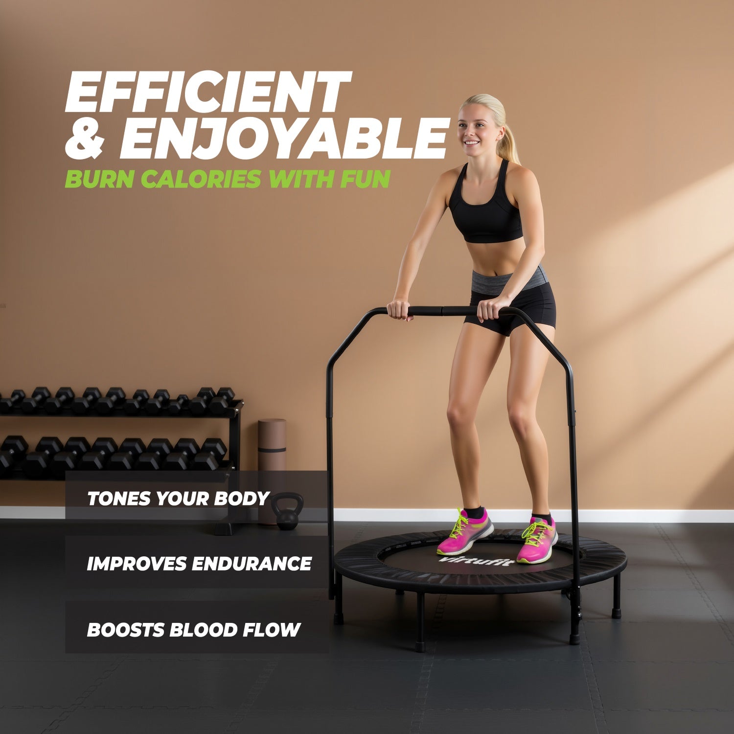 VirtuFit Foldable Fitness Trampoline