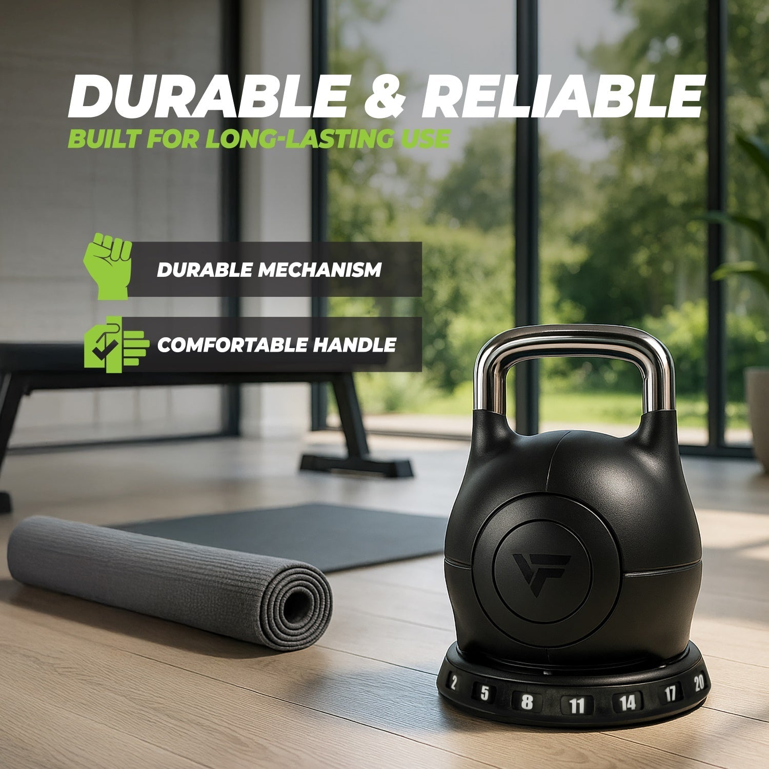 VirtuFit Adjustable Kettlebell 20 kg