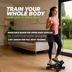 VirtuFit ST10 2-in-1 Side Stepper - with Computer and Resistance Cables