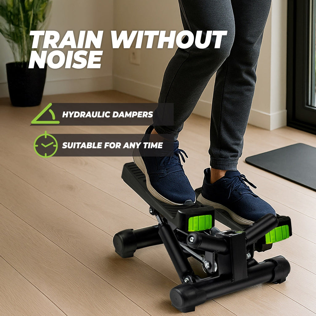 VirtuFit ST10 2-in-1 Side Stepper - with Computer and Resistance Cables