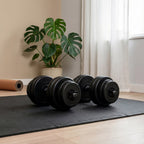 VirtuFit Adjustable Dumbbell - Vinyl - 15 kg