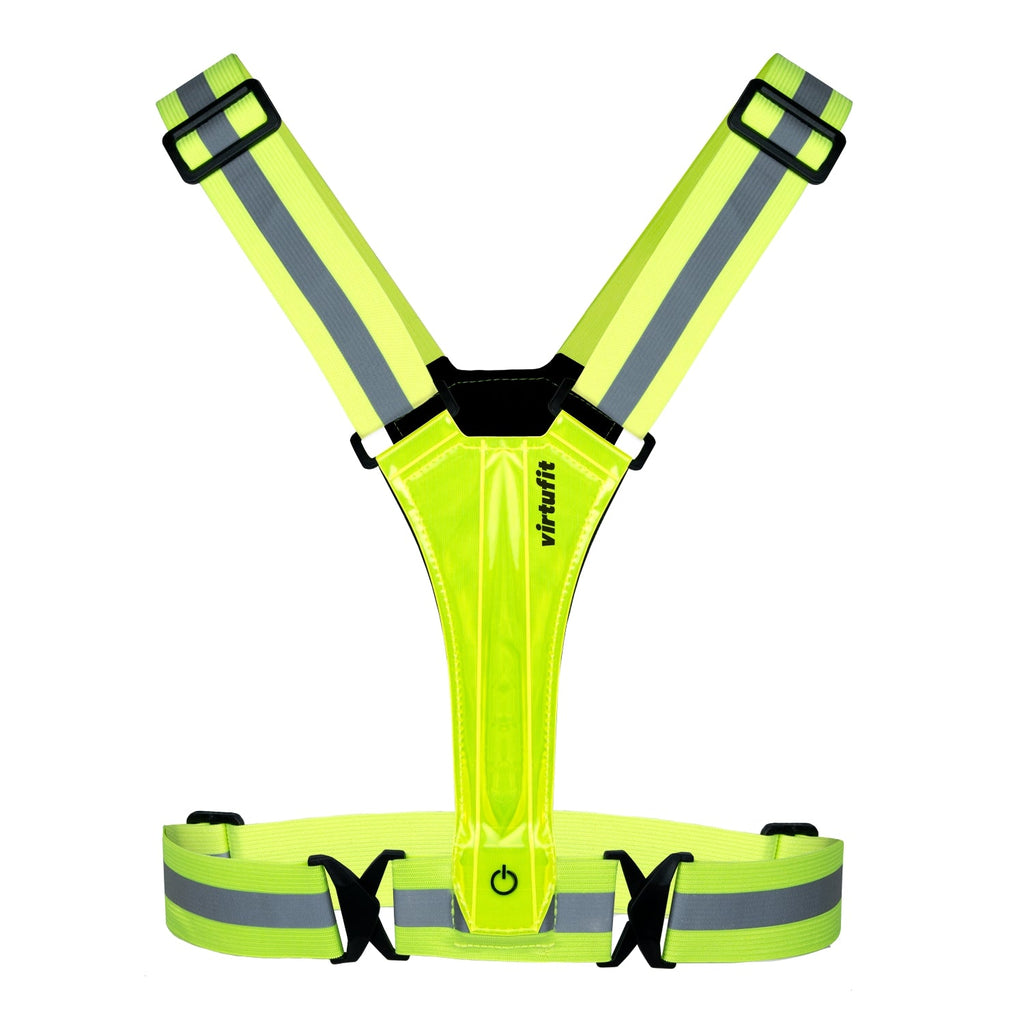 VirtuFit Reflective Safety Vest with LED – Running Lights