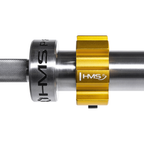 HMS Olympic Barbell with Lock Jaw Collars - 50 mm - 220 cm