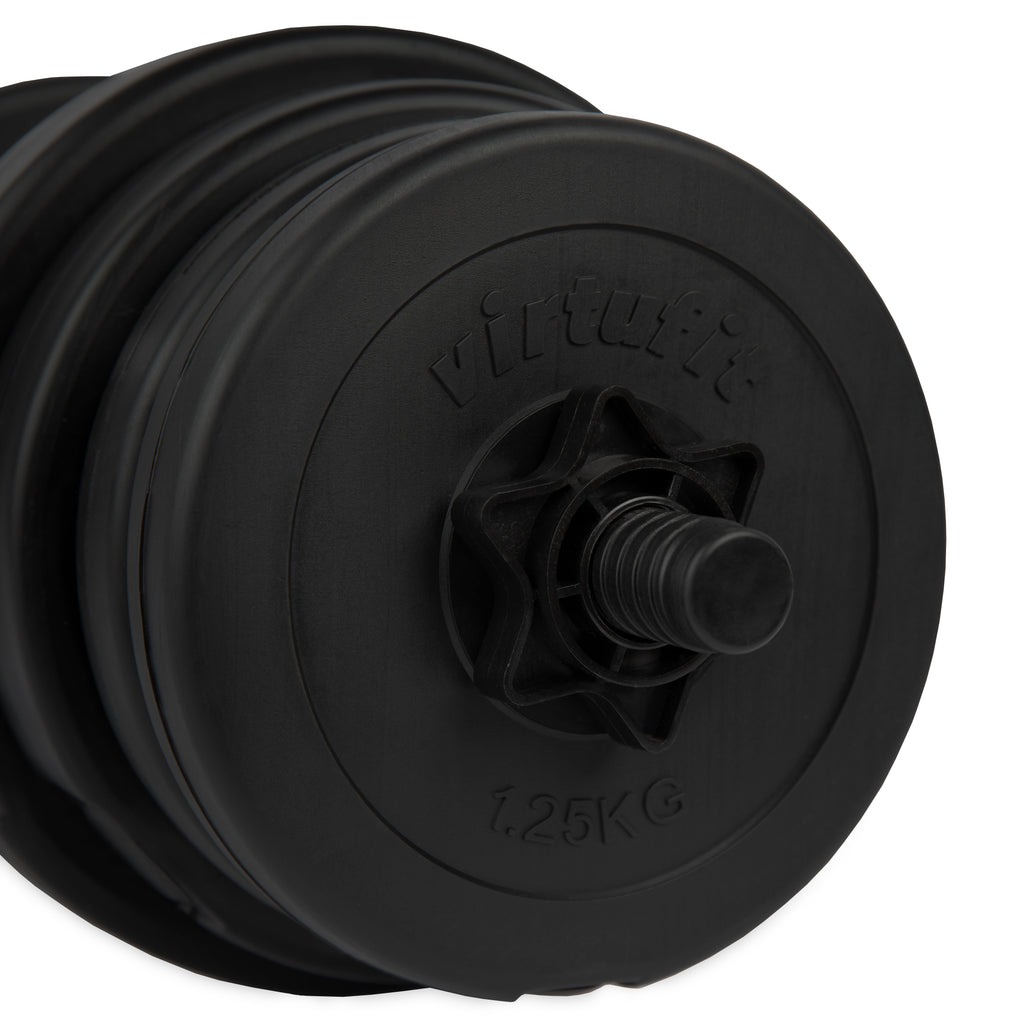 VirtuFit Verstelbare Dumbbellset - 2 in 1 Set - 30 kg - Vinyl - Tweedekans