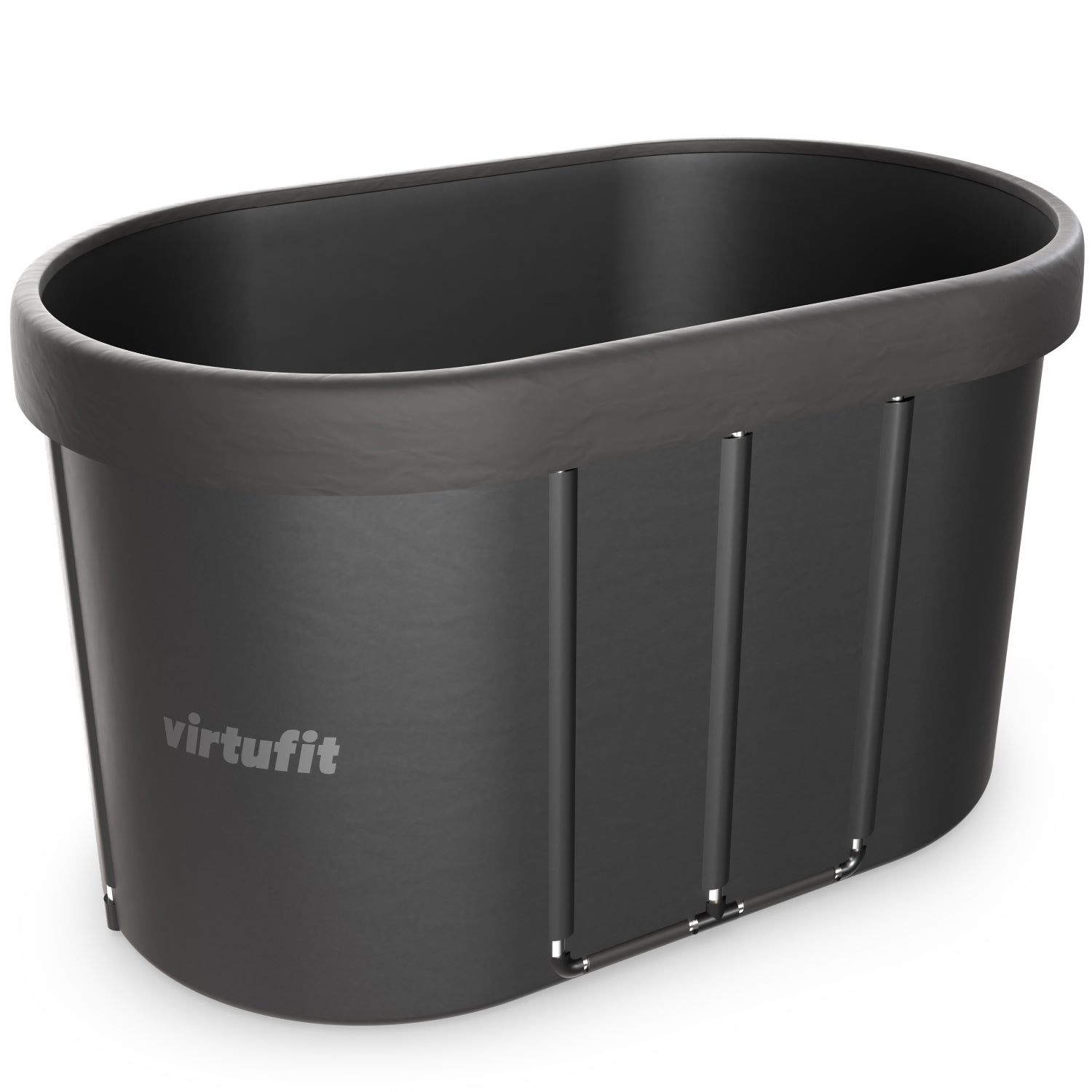 The VirtuFit Oval Ice Bath - Anthracite - 500 Litres
