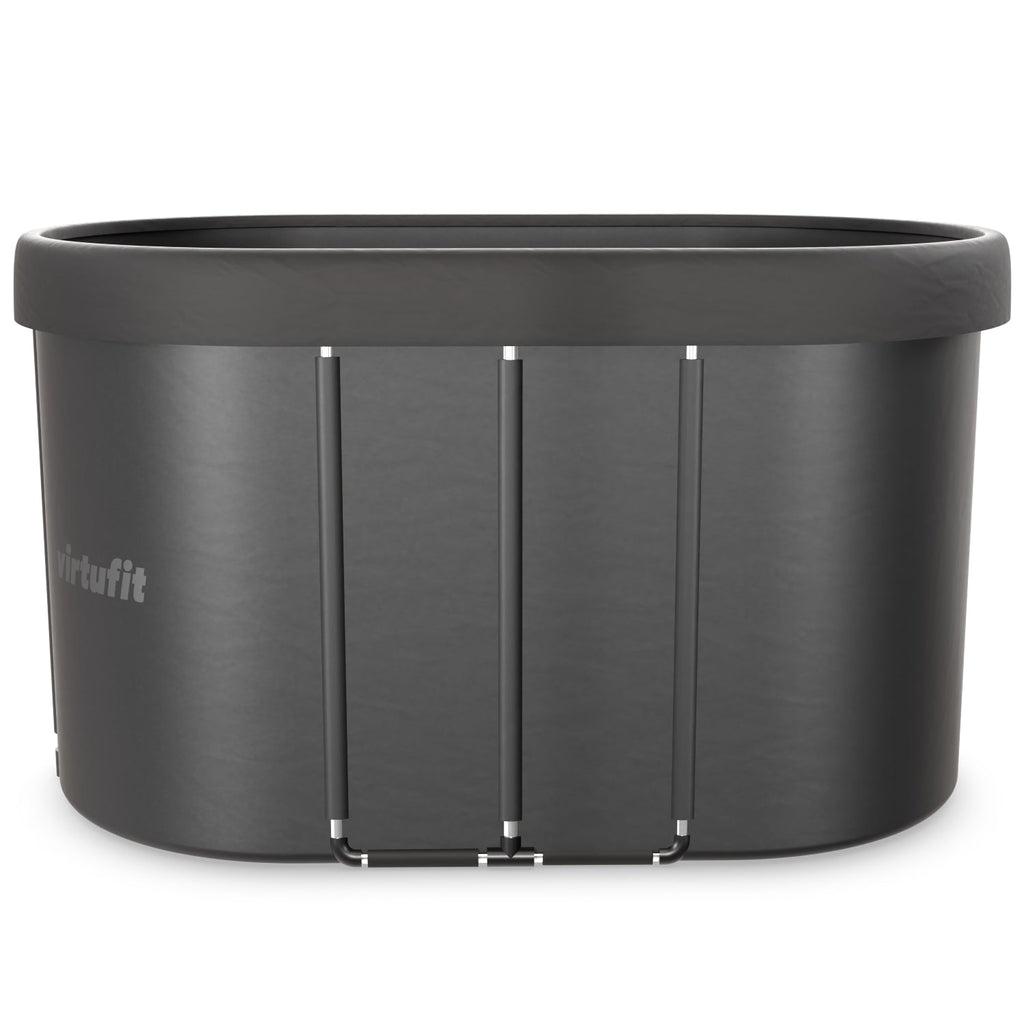 The VirtuFit Oval Ice Bath - Anthracite - 500 Litres