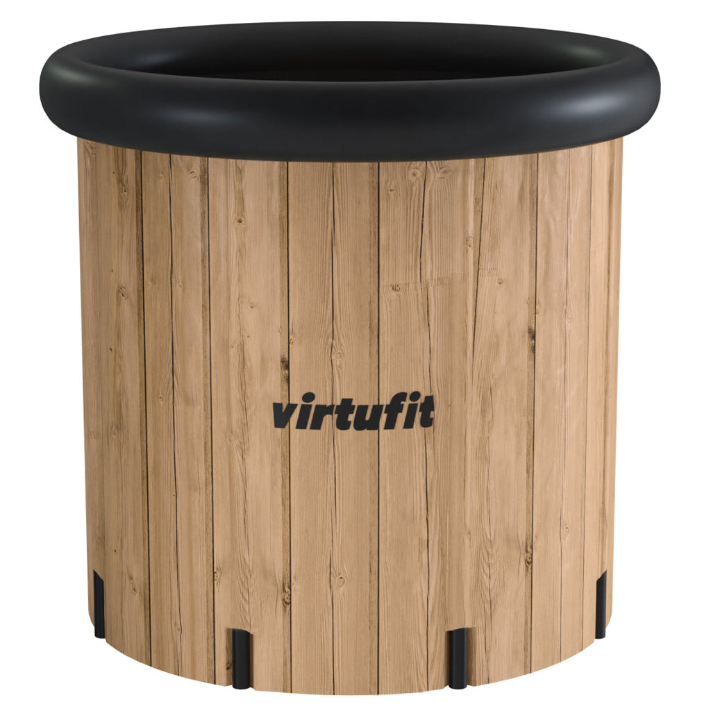VirtuFit Ice Bath XXL - 375 Liter - Wood Look - Includes accessories