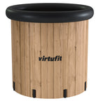 VirtuFit Ice Bath XXL - 375 Liter - Wood Look - Includes accessories