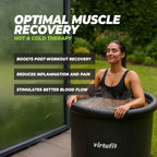 VirtuFit Ice Bath XXL - 375 Liter - Anthracite