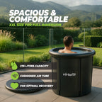VirtuFit Ice Bath XXL - 375 Liter - Anthracite