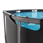 VirtuFit Round Pool - Ø366 x 100 cm - Anthracite - Including Filter Pump