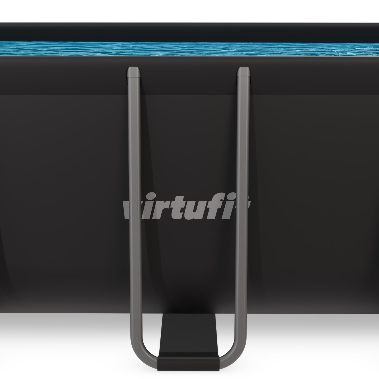 VirtuFit Rectangular Swimming Pool 400 x 200 x 122 cm - Anthracite