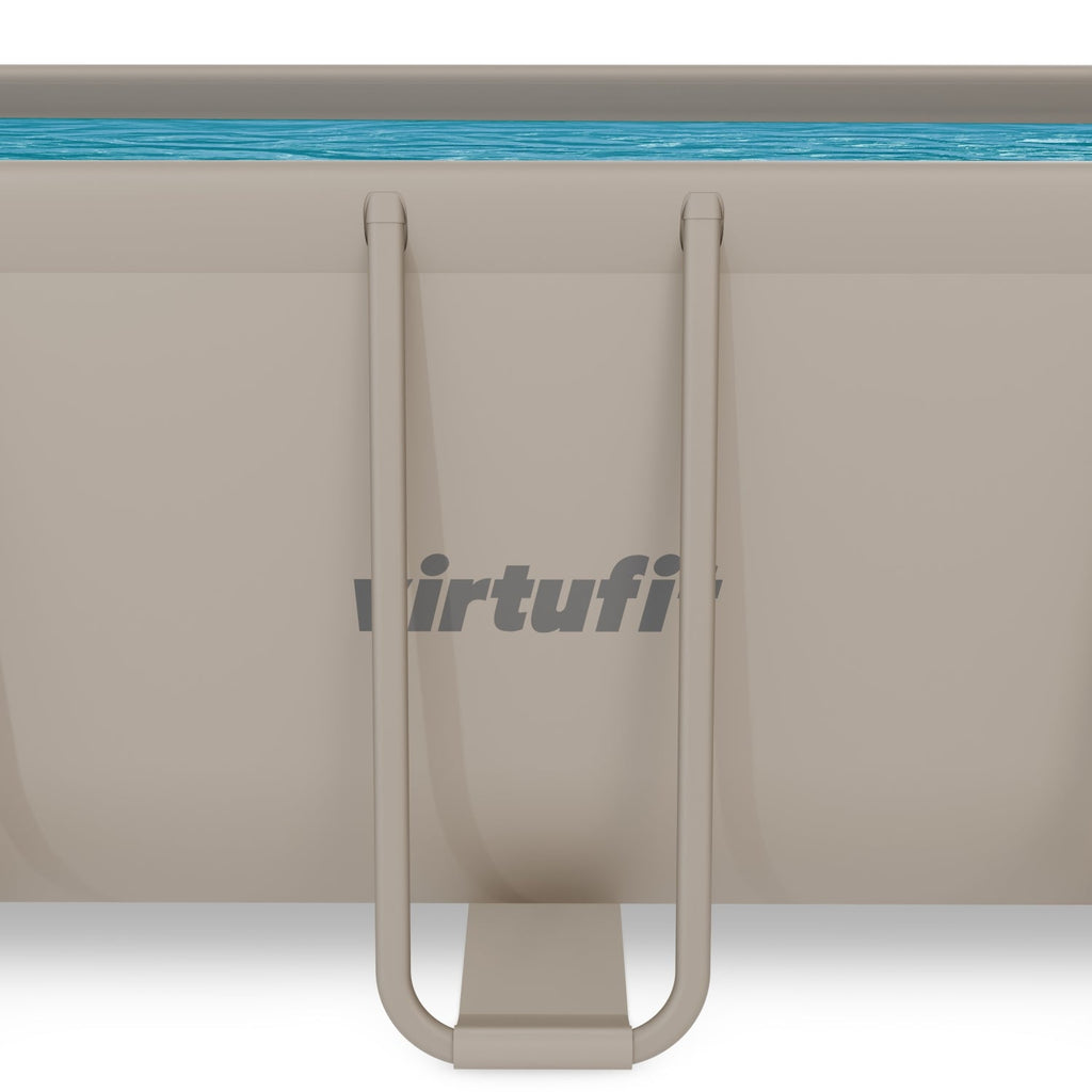 VirtuFit Rectangular Swimming Pool 400 x 200 x 122 cm - Beige