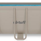 VirtuFit Rectangular Swimming Pool 400 x 200 x 122 cm - Beige