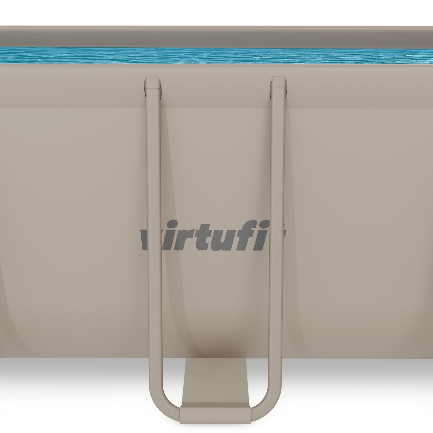 VirtuFit Rectangular Swimming Pool 400 x 200 x 122 cm - Beige