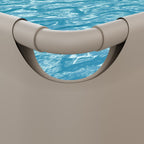 VirtuFit Rectangular Swimming Pool 400 x 200 x 122 cm - Beige