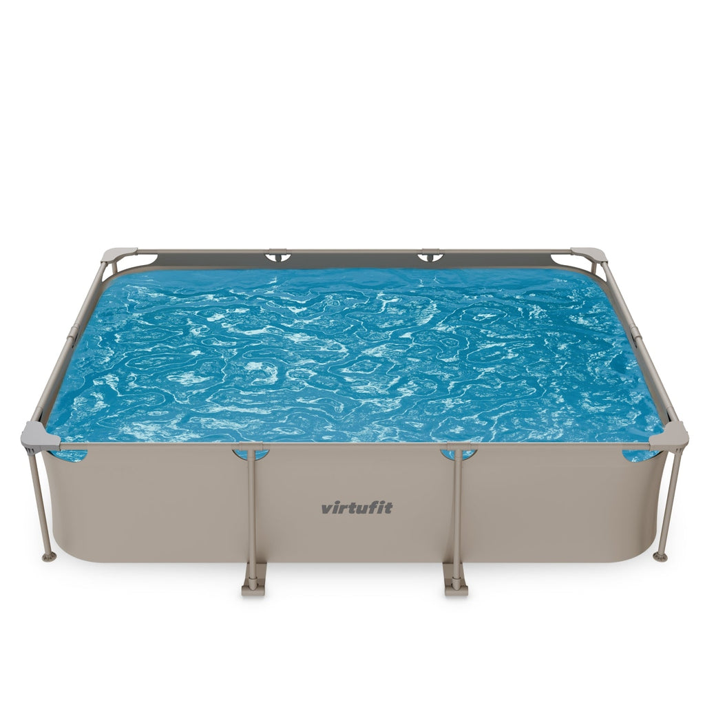 VirtuFit Rectangular Swimming Pool - Beige - 300 x 210 x 66 cm