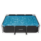 VirtuFit Rectangular Swimming Pool - Anthracite - 300 x 210 x 66 cm